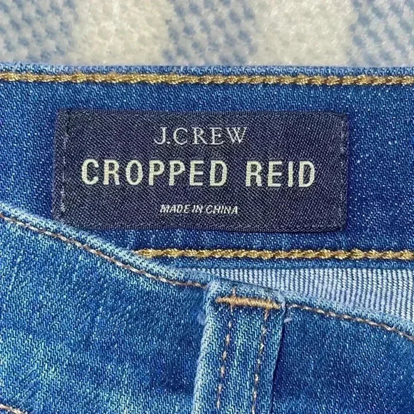 Women’s J Crew Cropped Reid Jeans - Picture 3 of 4